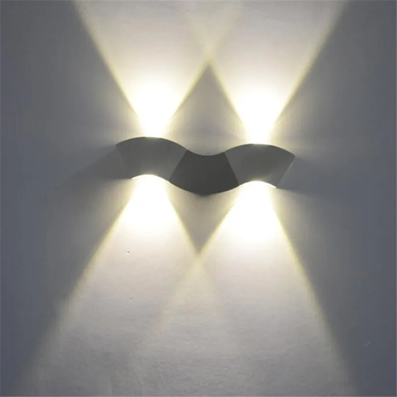 Бесплатная доставка 3 Вт 4 9 12 разноцветный светодиодный настенный светильник