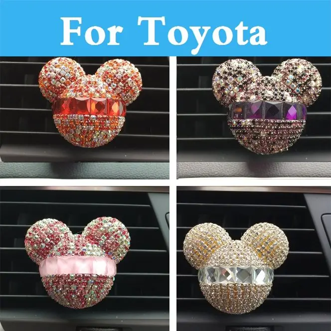 Автомобильный Кондиционер воздуха на выходе освежитель авто духи для Toyota Yaris