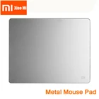 100% Оригинальный Металлический Коврик для мыши Xiaomi, высококачественный Роскошный тонкий алюминиевый компьютерный коврик, матовый коврик для ПК, клавиатуры ноутбука xiaomi