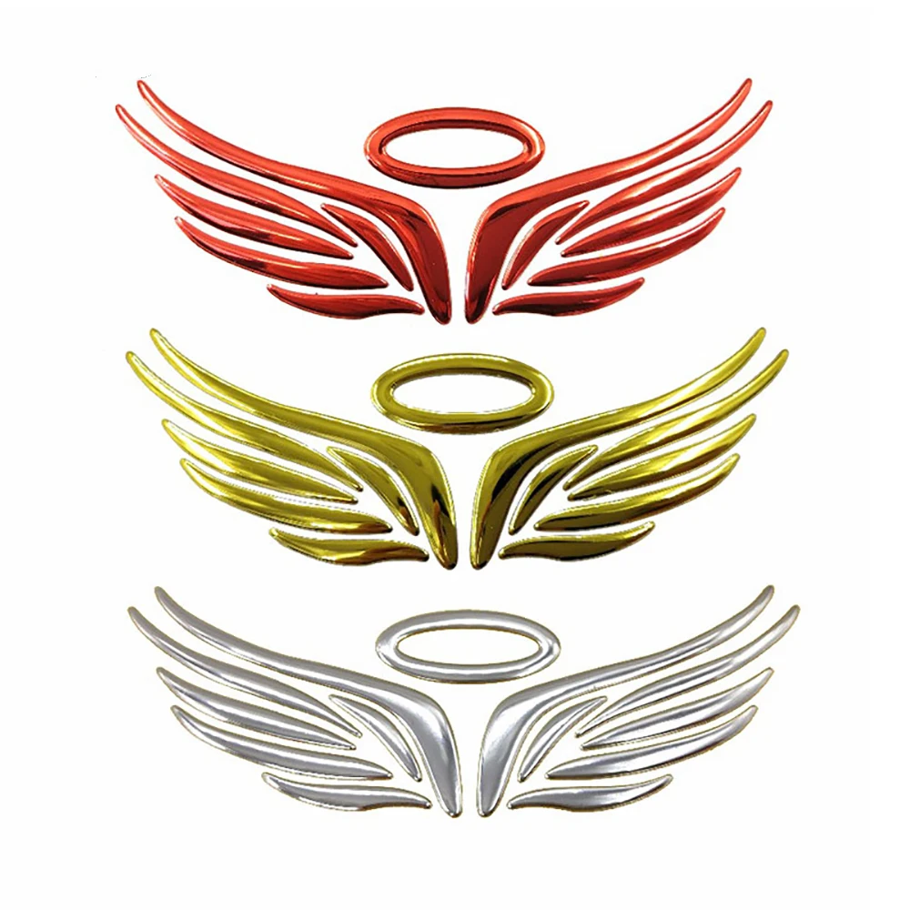 Универсальная 3d наклейка на мотоцикл и автомобиль с ангельскими крыльями