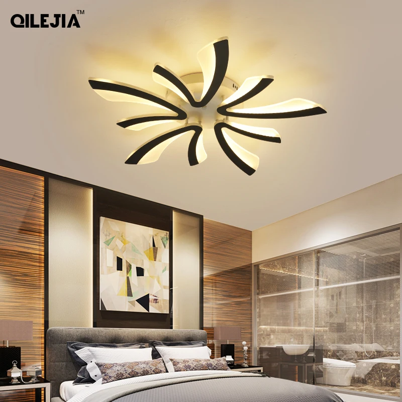 $49.68 Led ceiling light for living room bedroom White/Black Simple Plafond led ceiling lamp home lighting fixtures AC90-260V