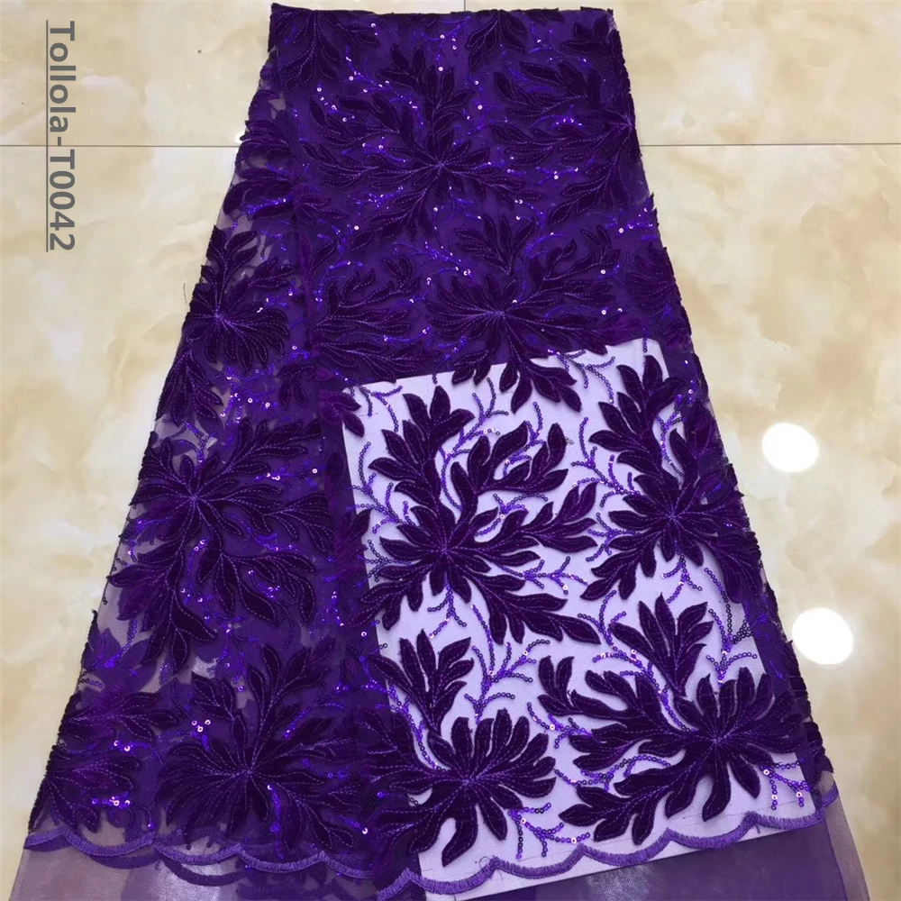VILLIEA новейшее Африканское Тюлевое кружевное полотно бархатное бирюзовое кружево