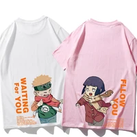 summer ladies tops anime naruto t shirt loose short sleeve clothes couple wear y2k top oversized t shirt
