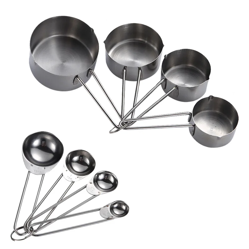 

Measuring Spoon Measuring Cup 4 Pieces Set Measuring Spoon Measuring Device Stainless Steel Spoon Set Coffee Measuring Spoon