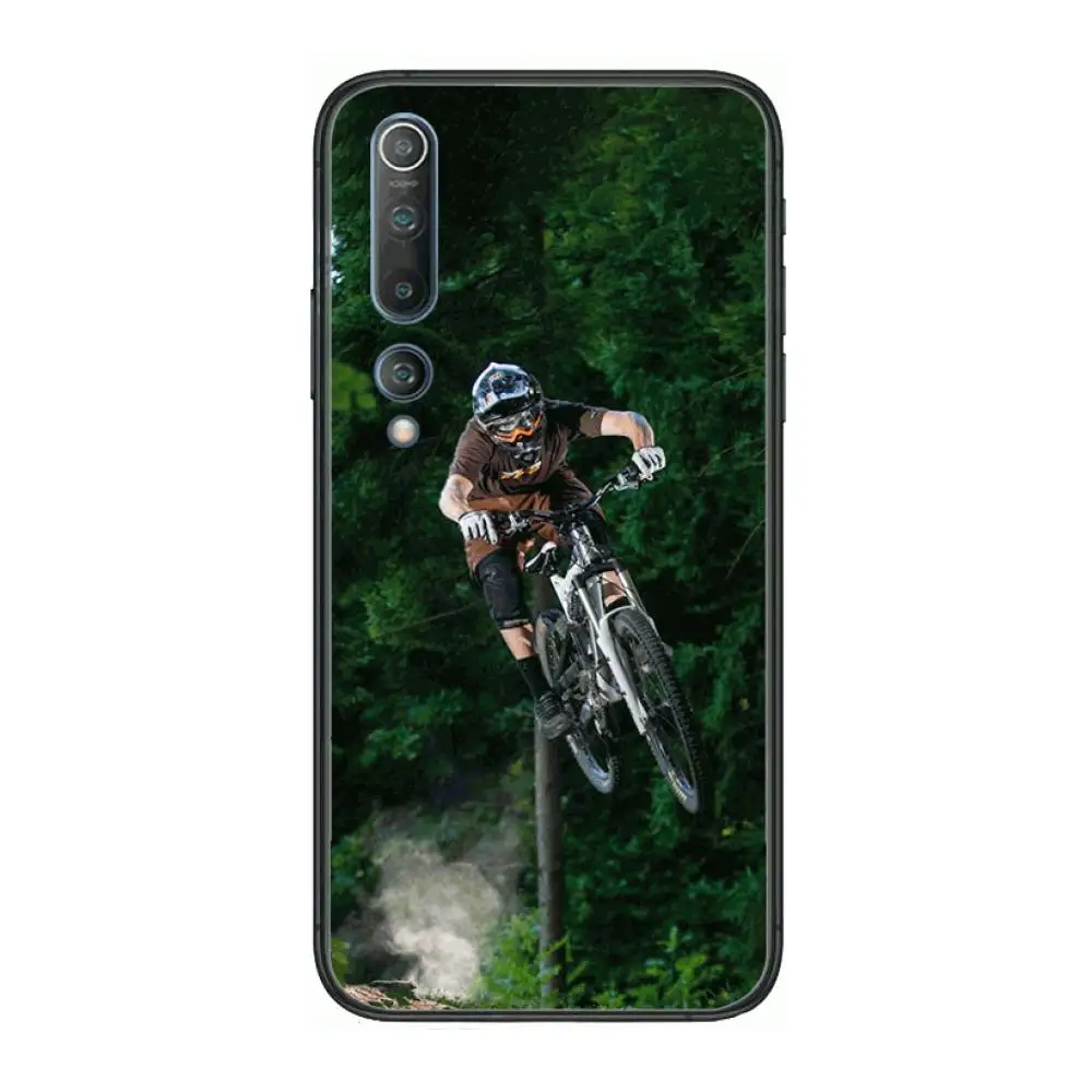 

mountain bike Bicycle Phone Case For xiaomi mi11 5g 10 liti Ultra 9Pro SE 3 8 Note Anime Black Cover Silicone Back Pretty tpu