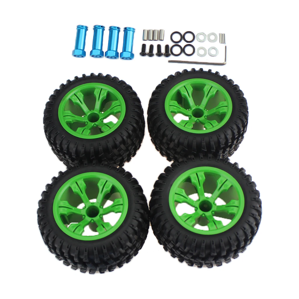 Neum&aacute;ticos de alto agarre para coche teledirigido, llantas de 110mm para WLTOYS 144001 124019-4