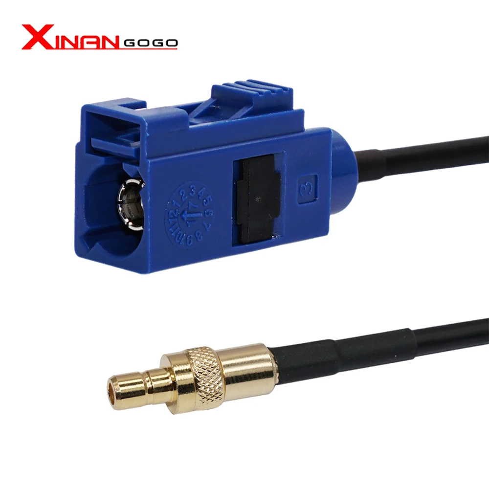 

Xinangogo 1PCS RF Connector FAKRA C Female to SMB Male RG174 Extend Cable