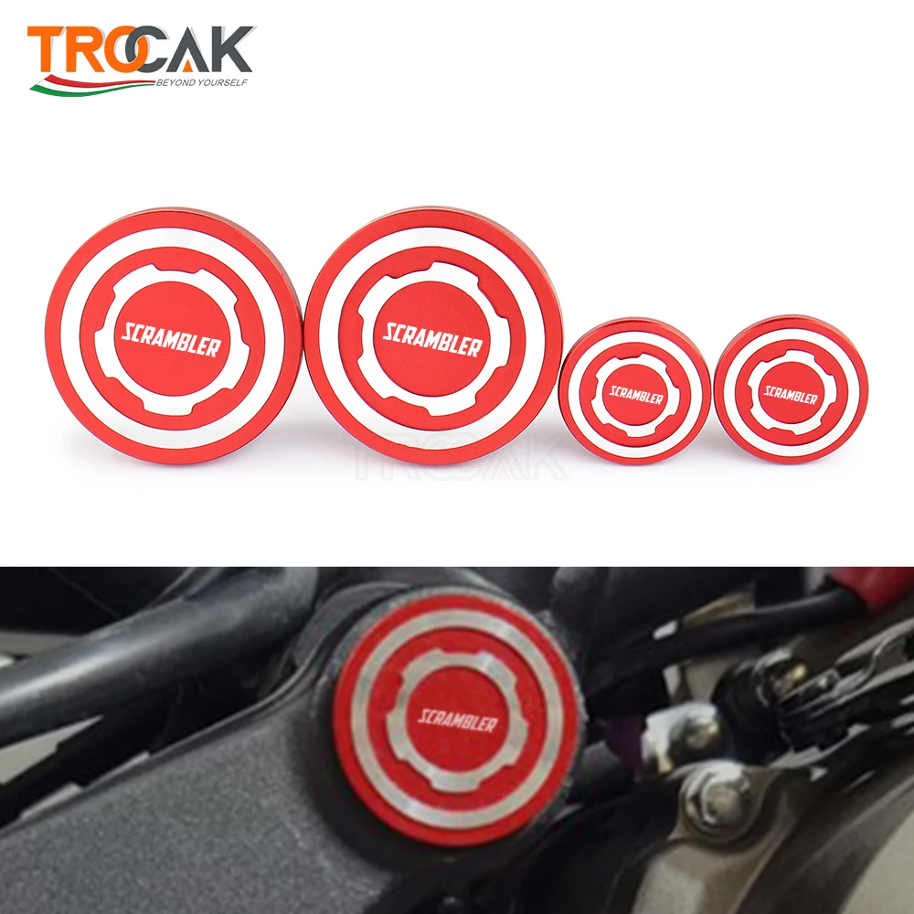 

4 шт., защитная крышка для рамы мотоцикла Ducati Scrambler 400 800 1100-2013