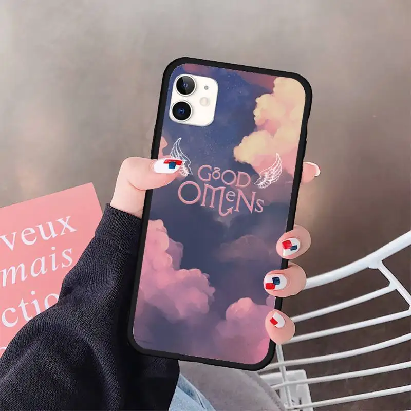 

Good Omen British TV series luxury design Phone Case shell for iPhone 11 12 pro XS MAX 8 7 6 6S Plus X 5S SE 2020 XR