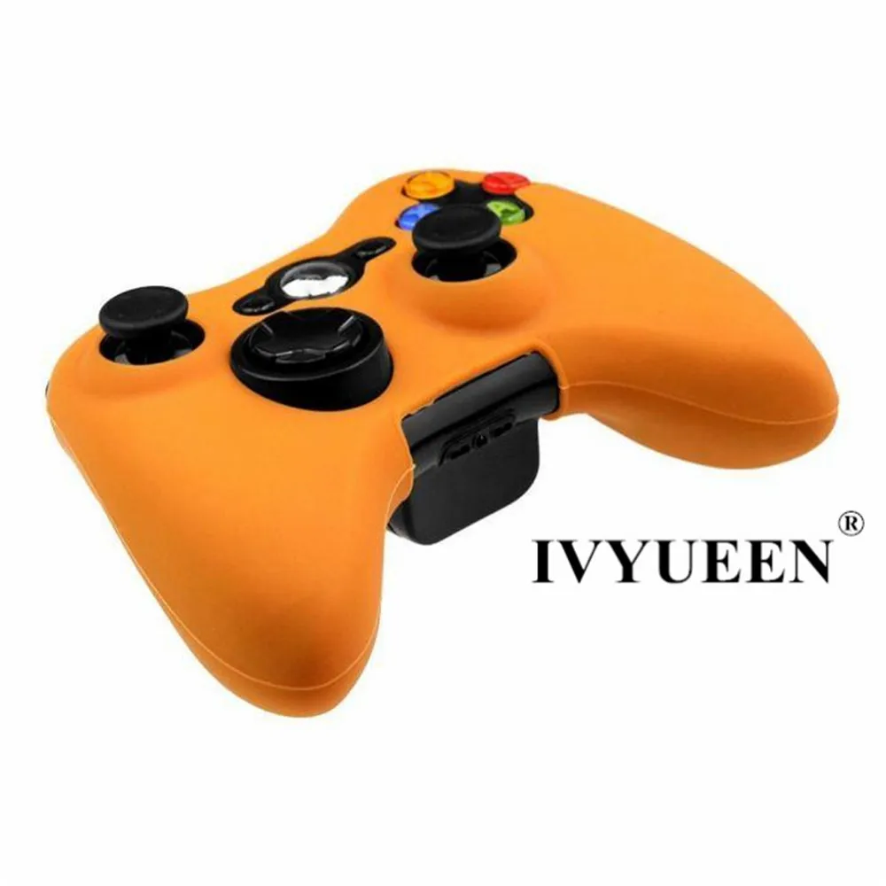 IVYUEEN 20 цветов мягкий силиконовый защитный чехол для microsoft Xbox 360 проводной/беспроводной контроллер аналоговые палочки крышки