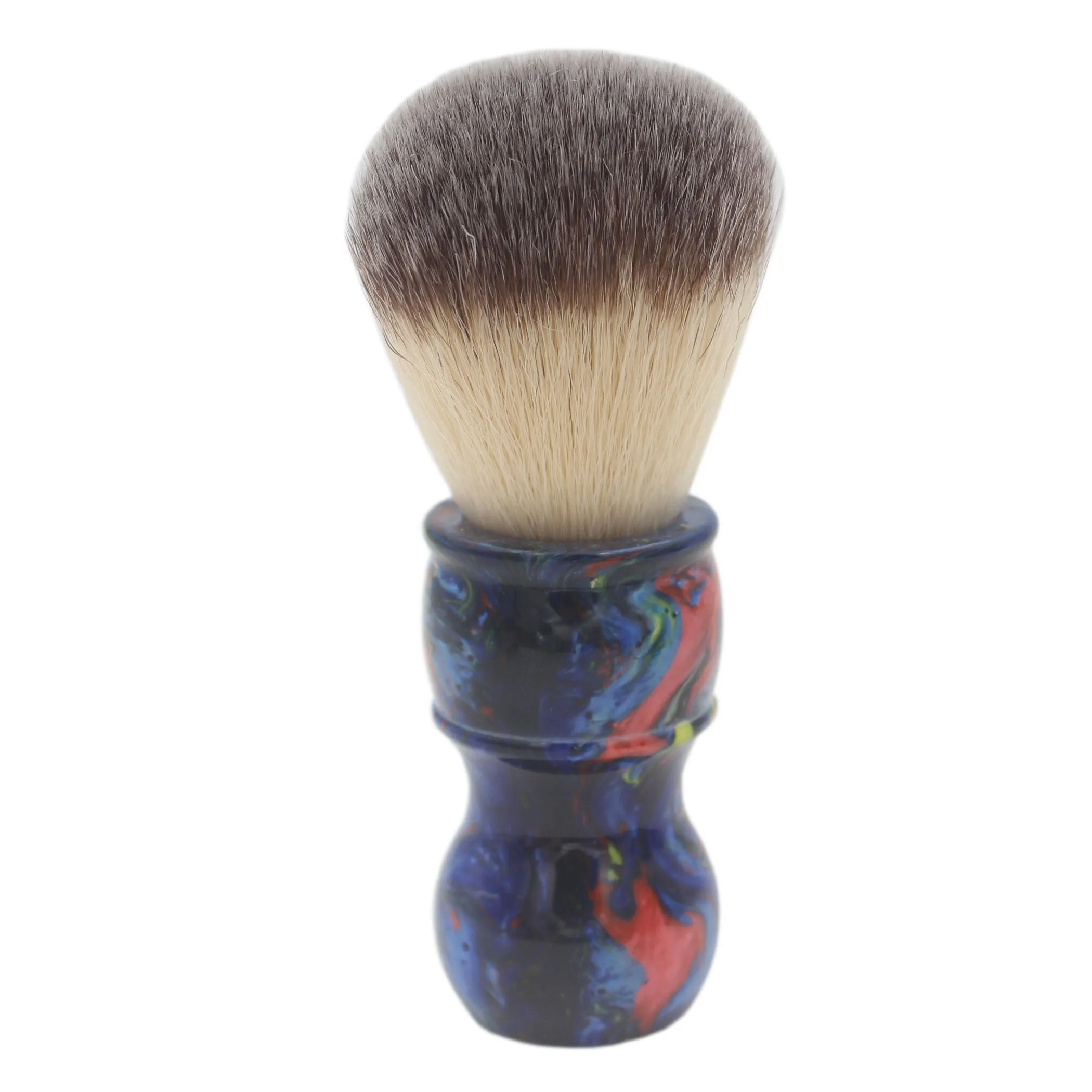 Красочная полимерная ручка vigshave мягкая синтетическая щетка для бритья мужчин