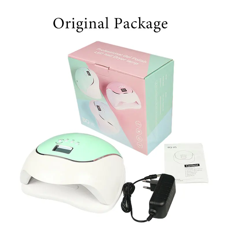

72W LED Light Number Nail DryerMaterial No Harm To Skin Over Temperature Protection Ultraviolet Rays Nail Manicure Dryer