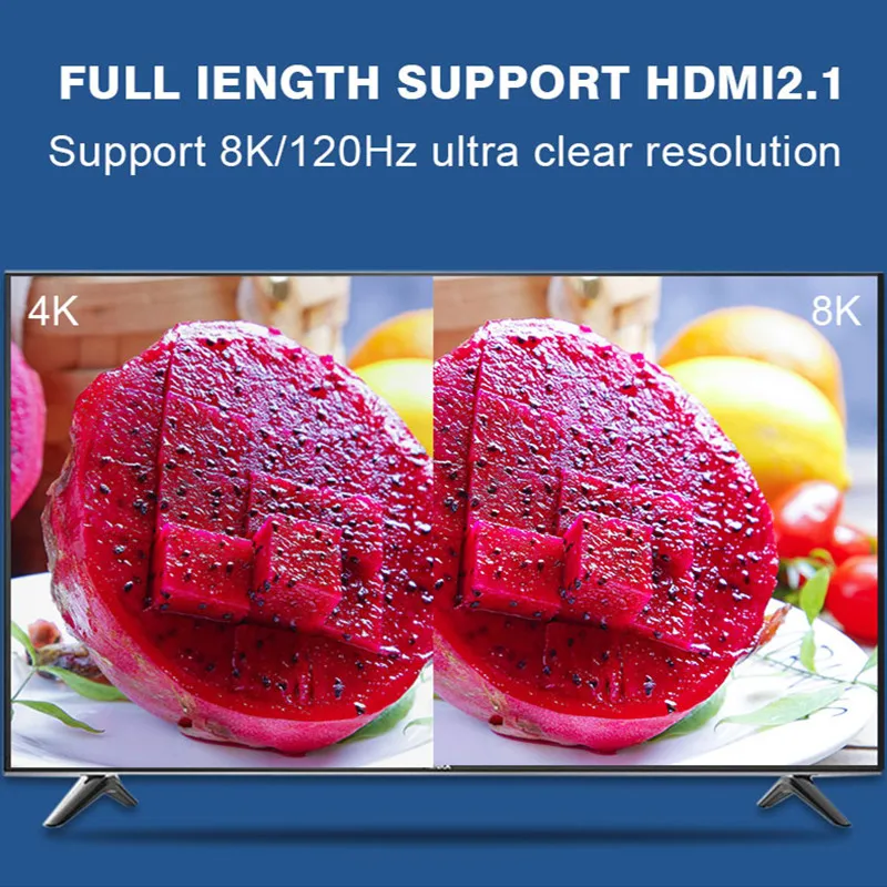 Anmck волоконно-оптический кабель 4K 8K HDMI 2,0 2,1 48 Гбит/с Ультра HD высокая скорость HDR ARC HDCP 2,2 Динамик ТВ камера видео волокно optique