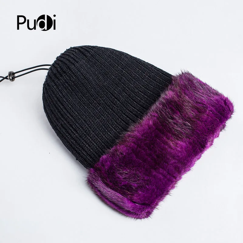 

The new HF7041 lady fur hat real mink hat fashion silver fox fur design fashion warm many colors optional Winter Cap