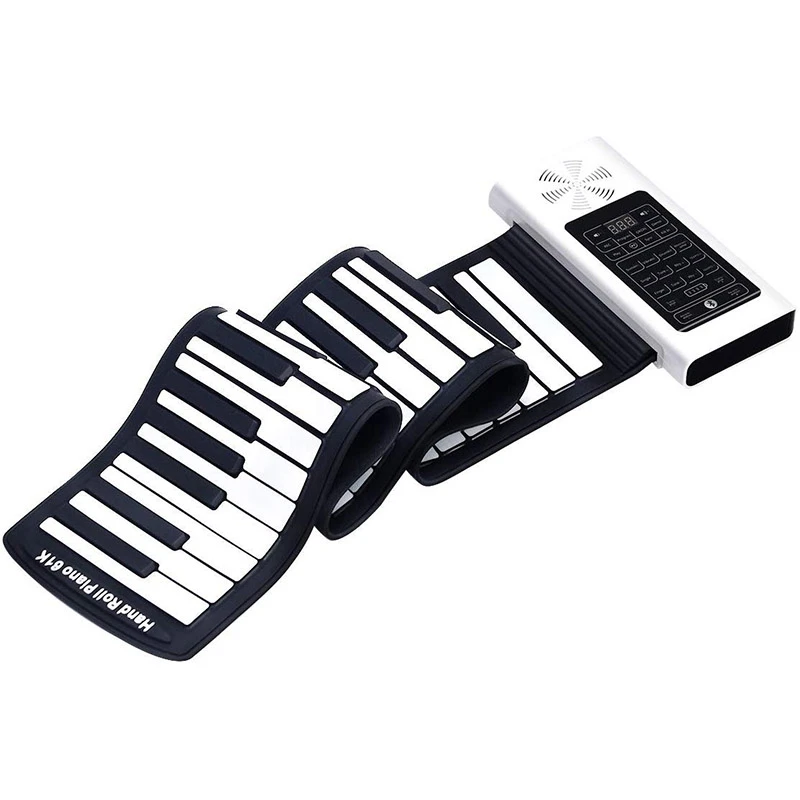 SEWS-Electric Roll Up Piano Portable Foldable 61 Keys Electronic Music Keyboard Battery or USB Powered with Louder Speaker | Спорт и