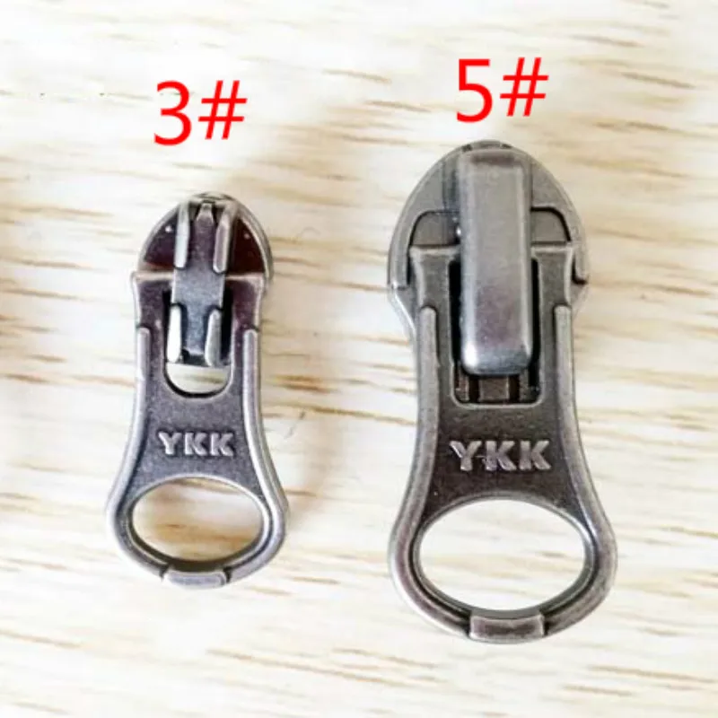 10 шт./партия YKK металлический слайдер для нейлона/катушки водонепроницаемый молния Замена Ремонт FIX Швейные аксессуары - Цвет: as photo 10pcs