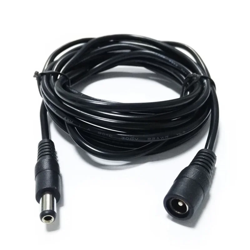 5 5*2 1 мм удлинитель Мощность Удлинительный кабель 12V 3A 22AWG полный Медь