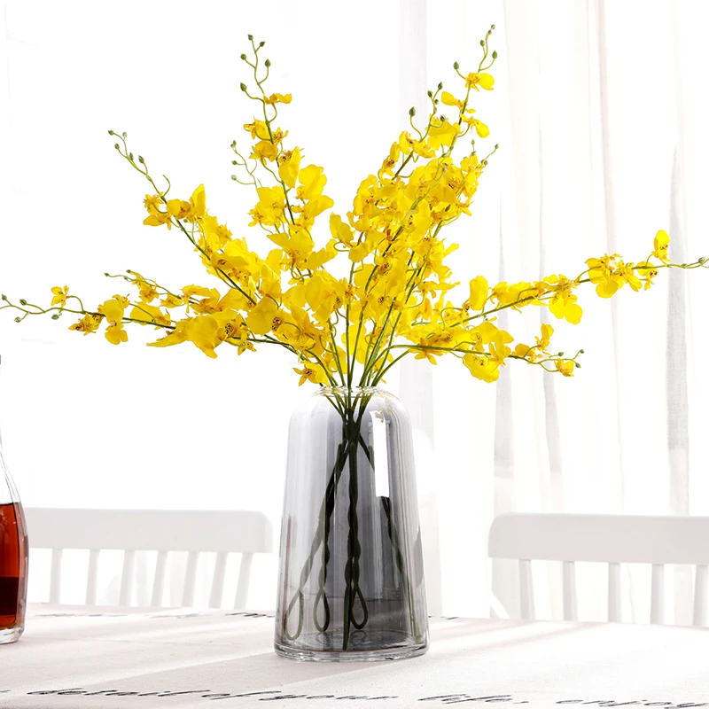 1 шт./лот 4 вилки натуральный латекс Искусственный Мотылек Орхидея Бабочка цветок