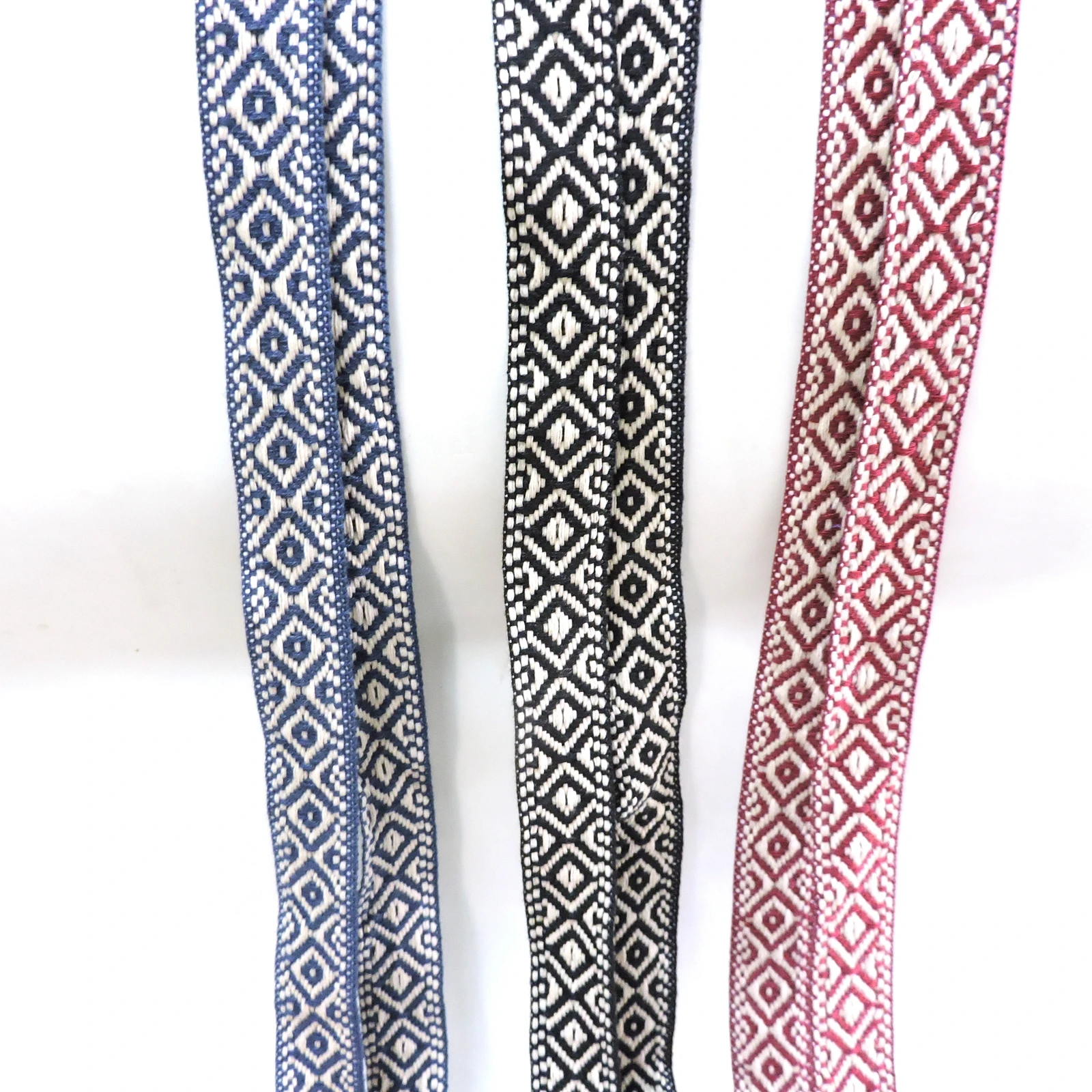 

1 дюйм, тканевая лента, 5 ярдов, Геометрическая лента из полиэстера и хлопка для украшения сумок, 3 цвета