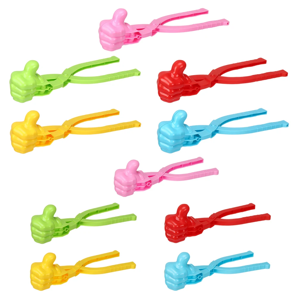 

1 шт. креативный зажим для снежника, детский пластиковый точечный похвальный производитель для снежной игры, уличные веселые спортивные игр...