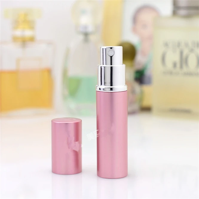 

200pcs wholesale Spray Empty bottle Women Perfume Deodorant Fragrance Atomizer Parfum Spay Elegant Refreshing 5ml metal glass