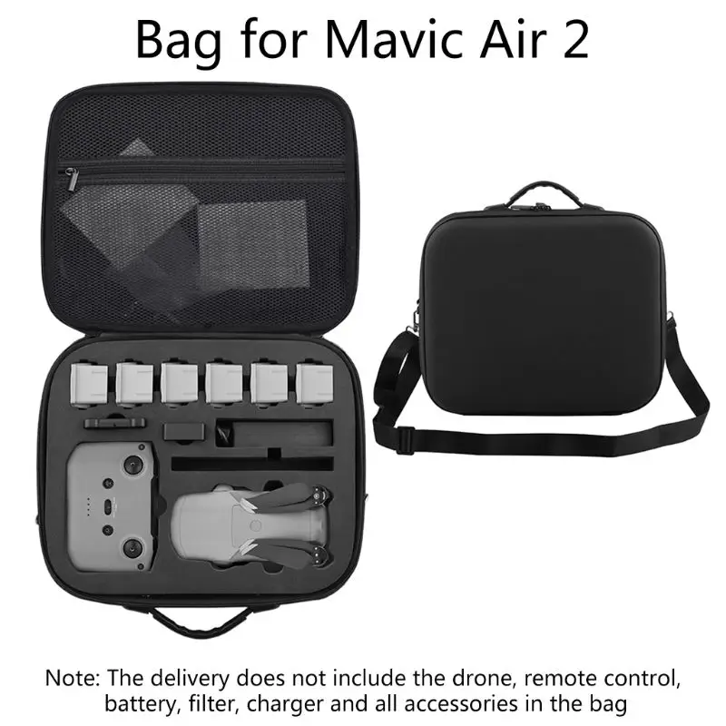 

Travel Carrying Case Large Capacity Storage Bag Box for D-JI Mavic Air 2 Drone Wholesale Dropshipping
