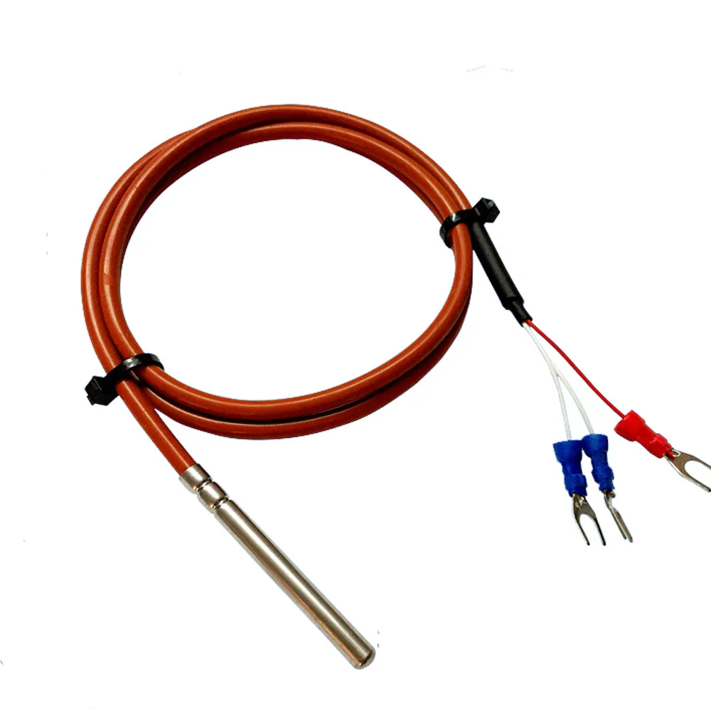 

Pt100 temperature sensor waterproof platinum thermal resistance three wire