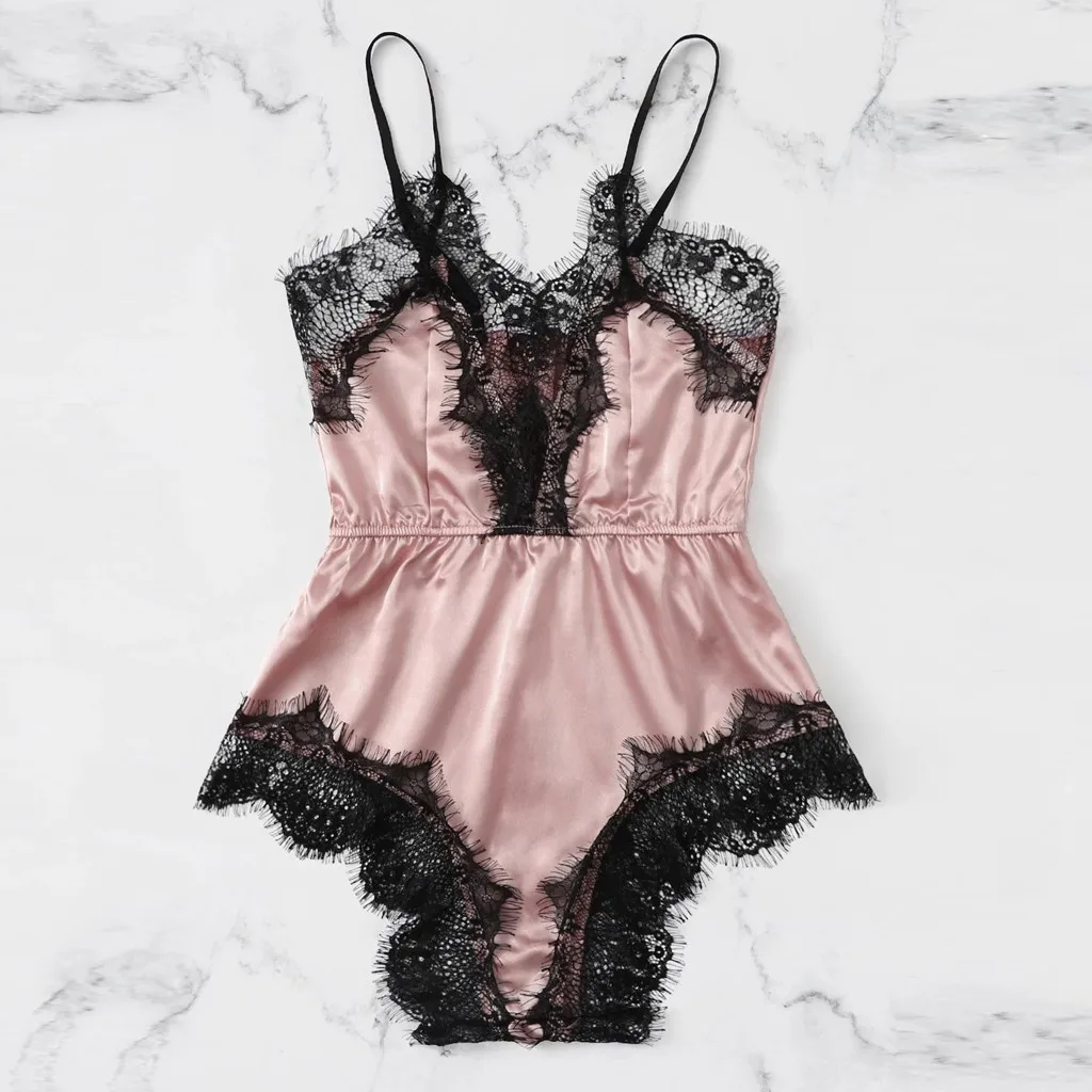 Женский атласный кружевной бюстгальтер сексуальное нижнее белье комплект