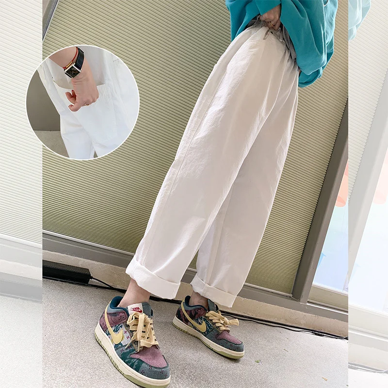 

Женские повседневные брюки до щиколотки с высокой талией и завышенной талией