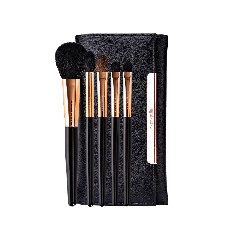 Миллетпеппер 5 шт/набор Кисти для макияжа для нанесения теней, основы, румян, смешивания, Набор инструментов для красоты на.