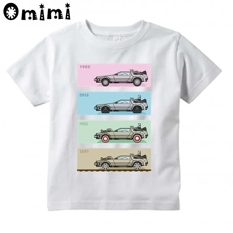 Дизайнерская футболка Назад в будущее для мальчиков и девочек delean x 4 детские