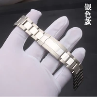 watch strap fit rolex gmt daytona water ghost submariner accessories band chain 20mm solid stainless steel watch bracelet