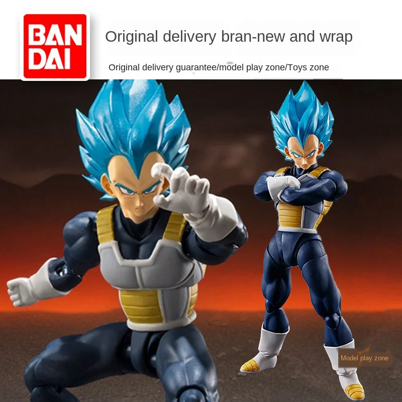 Оригинальная фигурка BANDAI Spirit Tamashii Nation Dargon Ball Super Vegeta SHF SSJ Blue Red Dragon экшн SUPER|Игровые
