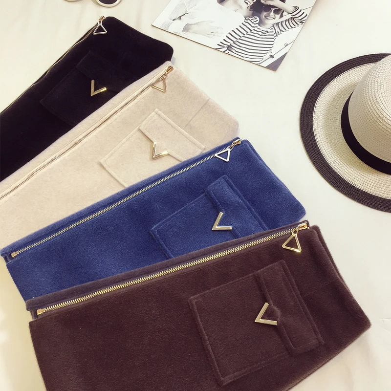 Женская юбка пачка трапециевидной формы с карманами на молнии длиной выше колена