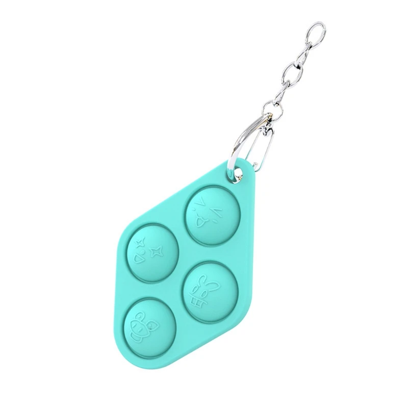 

Mini silicone keychain, decompression toys, bag accessories 3XUC