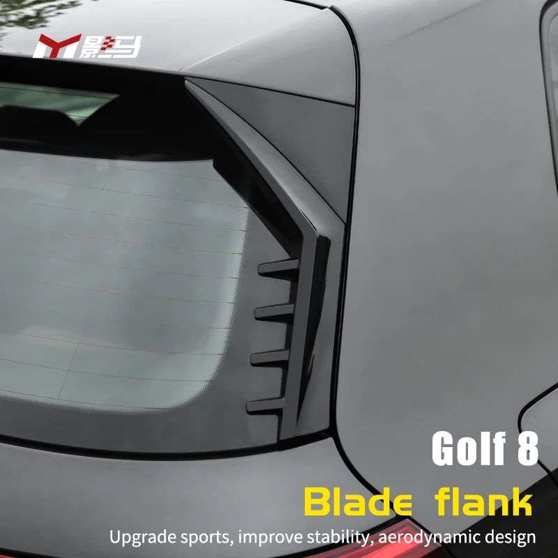 

For Volkswagen Golf 8 dedicated rear spoiler GTI/ RLINE exterior modification deflector flank decoration accessories