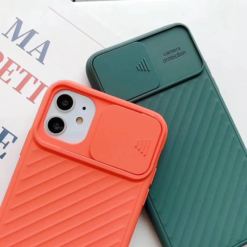 Защита камеры противоударный чехол для телефона iPhone 11 Pro X XR XS Max 7 8 Plus однотонный