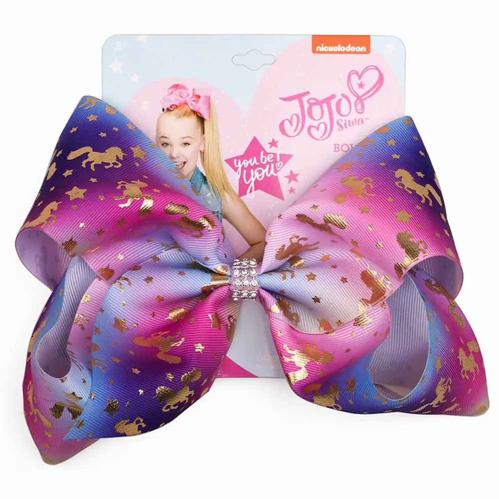 8 &quotмилые заколки в горошек банты для волос с бантом девочек большой цветной бант