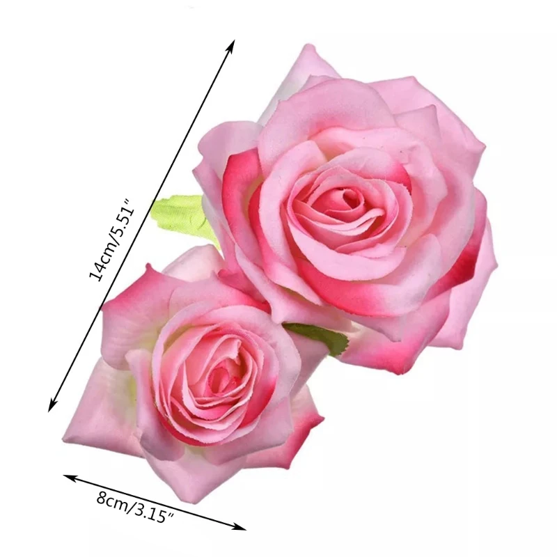 

41XC ручная работа, бархатная шпилька для волос, для женщин и девушек, свадебные шпильки для волос для танцев фламенко, Свадебные Заколки для п...