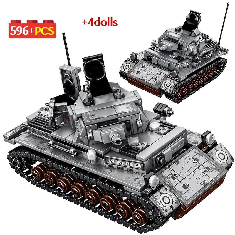 Конструктор Военный из серии город 2 мировая война стальная империя немецкий