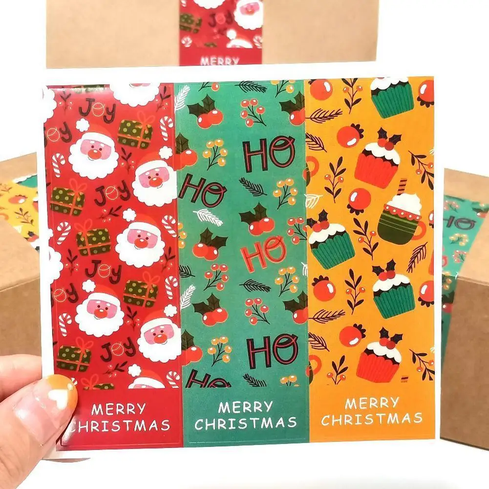 

10 шт., декоративные наклейки на Рождество