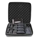 Беспроводной светодиодный сигнализатор поклевки Lixada, комплект сигнализации для рыбалки с индикатором, приемник сигнала, рыболовные снасти с коробкой на молнии