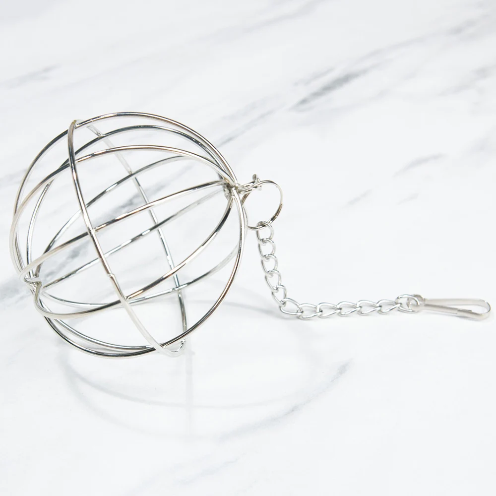 Круглый шар из нержавеющей стали для кормления домашних животных|Принадлежности