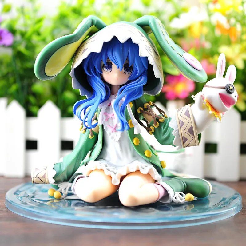 

16cm Anime DATE A LIVE Yoshino Action Figure Reclusive Kneeling Position Beautiful Girl PVC Collection Model Dolls Toys For Gift