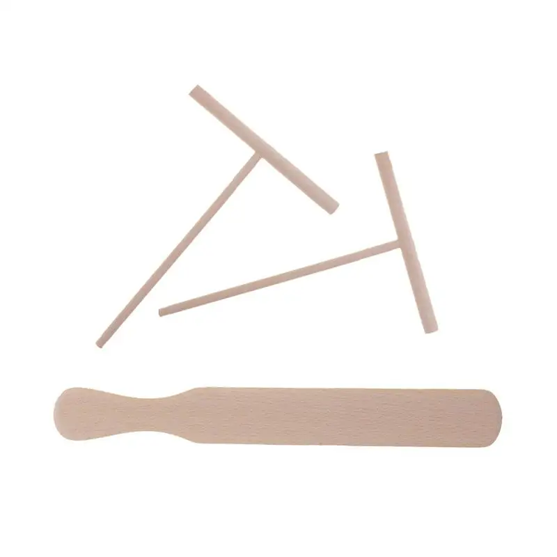 3 шт. набор креповых расширителей и шпателей деревянный портативный шпатель