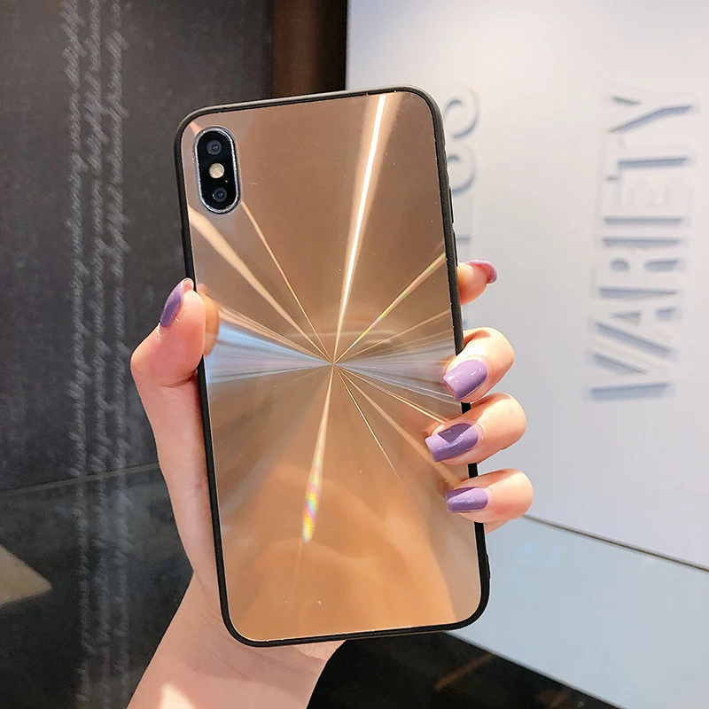Голографический чехол LOVECOM для iPhone 11 Pro Max XR X XS 7 8 6S Plus SE 2020 мягкий акриловый