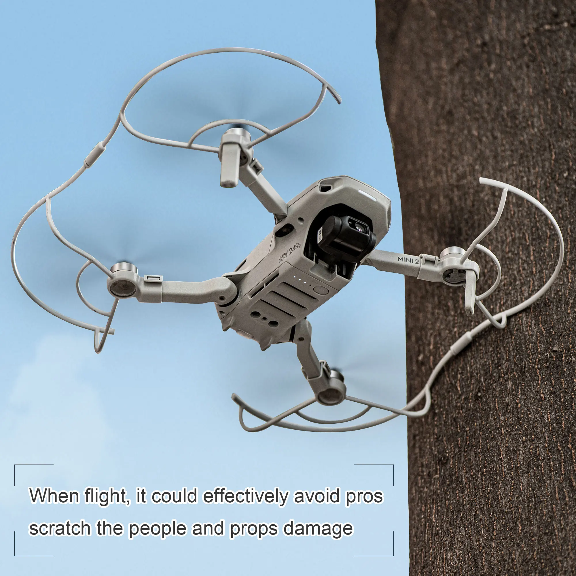 Защита для пропеллера Mavic Mini 2 бампер светодиодный шасси DJI 2/Mini SE аксессуары дрона