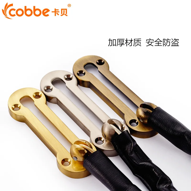 Безопасная Противоугонная дверная цепь отельный замок болт сдвиг утолщение