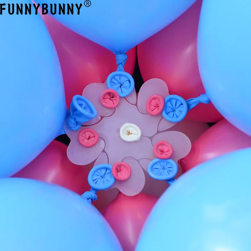 FUNNYBUNNY 20 шт 5 в 1 пластиковый зажим для воздушного шара уплотнения сделать