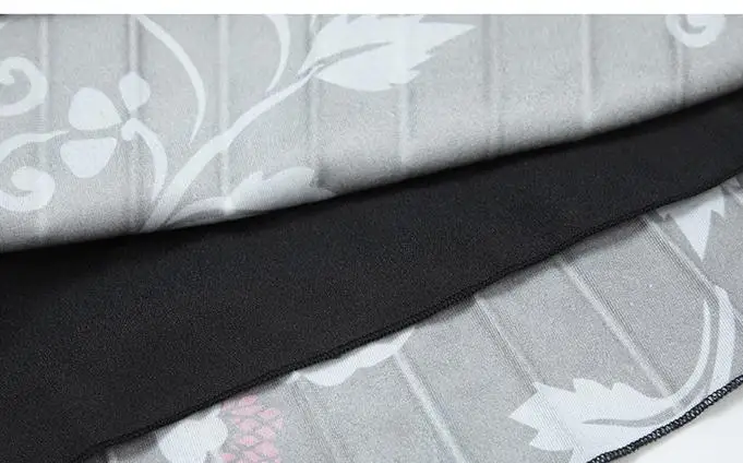 

Fall Winter Fashion Womens Female Elastic High Waisted Floral Printed Velvet Skirt , Korean Mid Calf Velour Skirts for Women